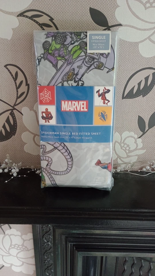 SÁBANA BAJERA INDIVIDUAL MARVEL SPIDERMAN NUEVA Foto 4 de 4