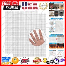 Upgraded 2Pack Mesh Screen Crimped 304, 5 Mesh 11 X 14.2 inch Not Easy Fall...