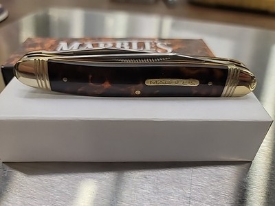 Marble's MR211 2 Blade Knife, Imitation Tortoise Handles