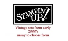 Wood Mounted rubber stamps from Stampin Up early 2000's - you choose, BARGAINS