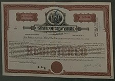 Obligacje mieszkaniowe State New York 06.1950 - 06.1985 1,75 % 10.000 USD
