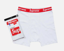 NEW Supreme x Hanes Boxer Briefs 4 pack White/Black Size M - L - X-LARGE