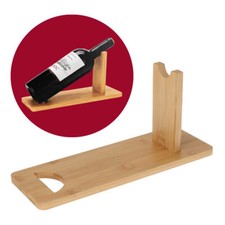 Weinflaschenhalter aus Bambus Weinregal Holz ...