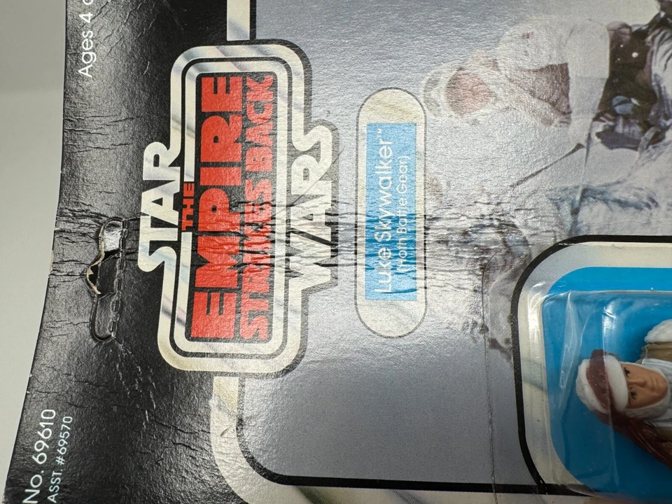 Figura de acción Kenner Star Wars ESB Luke Skywalker Hoth Battle Gear 47 espalda 1982 Foto 4 de 4