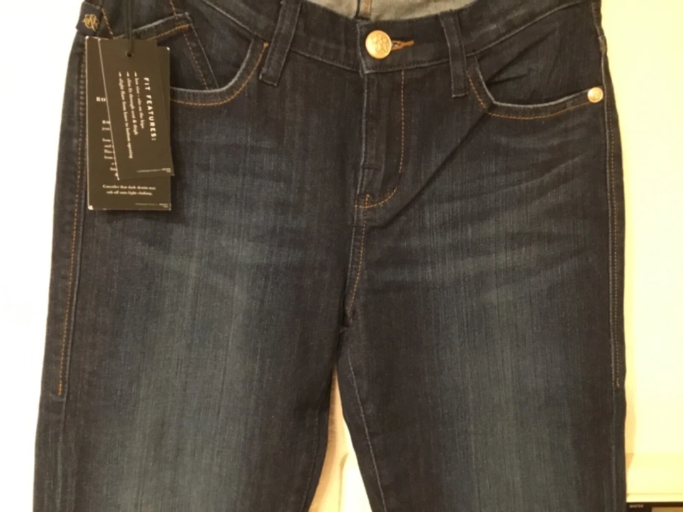 Rock n Republic Kasandra Bootcut/Flare Denim Oscuro 30”Wx32”L 9”Rise Talla 8 Nuevo con Etiquetas Foto 4 de 4
