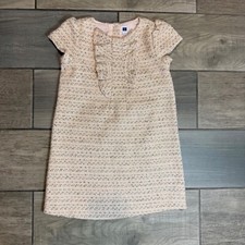 Janie and Jack Tweed Dress Ruffle Front Party Occasion Girl Size 5