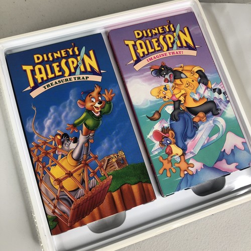 Vtg Disney DuckTales and TaleSpin VHS Tape Lot with Videocassette Carrying Case - Picture 6 of 22