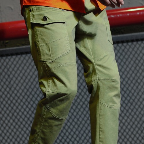 BigBEE Work Pants Mens Workwear Stretch Cotton Canvas Cargo Pockets Patch - Picture 45 of 47