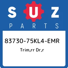83730-75KL4-EMR Suzuki Trim,rr dr,r 8373075KL4EMR, New Genuine OEM Part