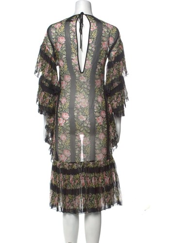 NWT. RUNWAY $4490 Gucci Ruffle dress IT36 / US 0 - Picture 7 of 7