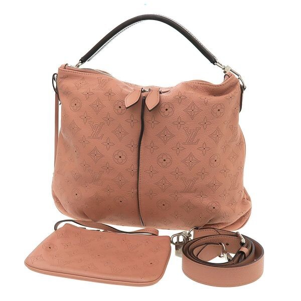 LOUIS VUITTON Monogram Mahina Serene PM Tote 2WAY Handbag M94276