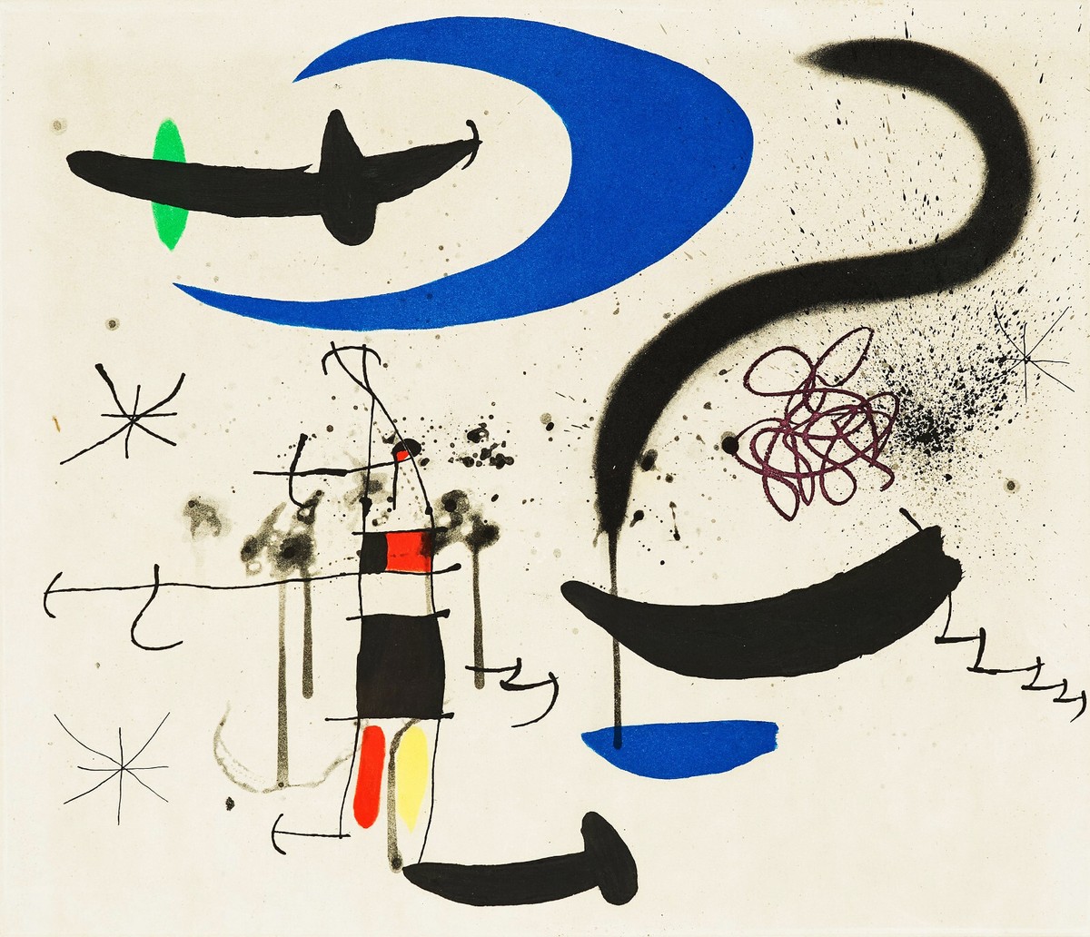 Joan Miro: The Staircase of the Night 22x30 Archival Quality Fine