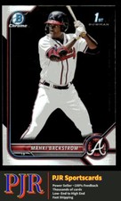 2022 Bowman #BCP-121 Mahki Backstrom  Chrome Prospects Atlanta Braves