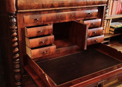 Danish Biedermeier Secretaire A Abbatant Circa 1860 - Picture 6 of 11