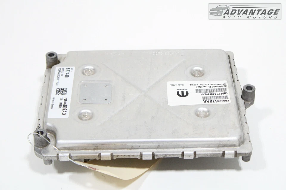 2017-2019 JEEP CHEROKEE  3.2L ECU ECM ENGINE COMPUTER BRAIN CONTROL MODULE OEM - Image 3 of 4