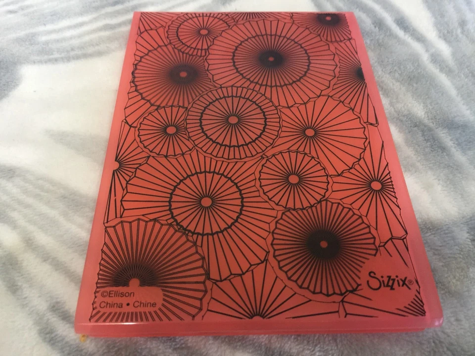 Sizzix 3D DT Impressions Embossing Folders 5 piece Set 663561 New - Image 3 of 4