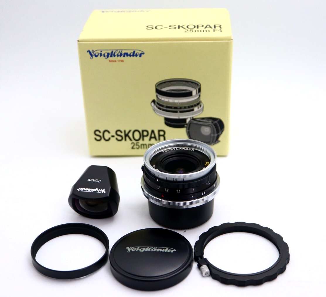 581 Voigtlander SC Skopar 25mm f4 with Finder for Nikon S