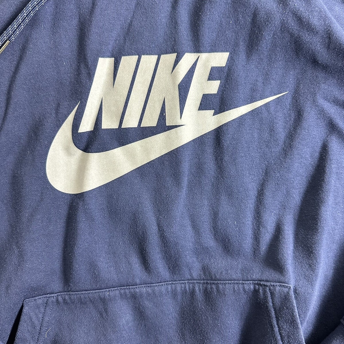 Vintage 2000s Nike Y2K Hoodie Sweatshirt Spellout Mens Size