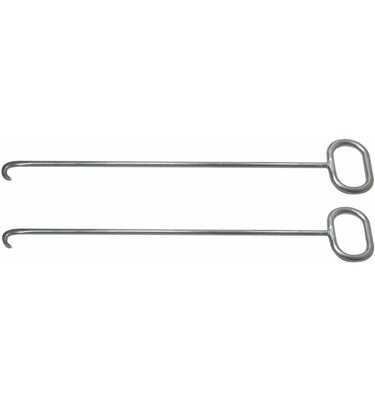 Härke Kanaldeckelheber 800mm - U-Haken Spitz Verzinkt