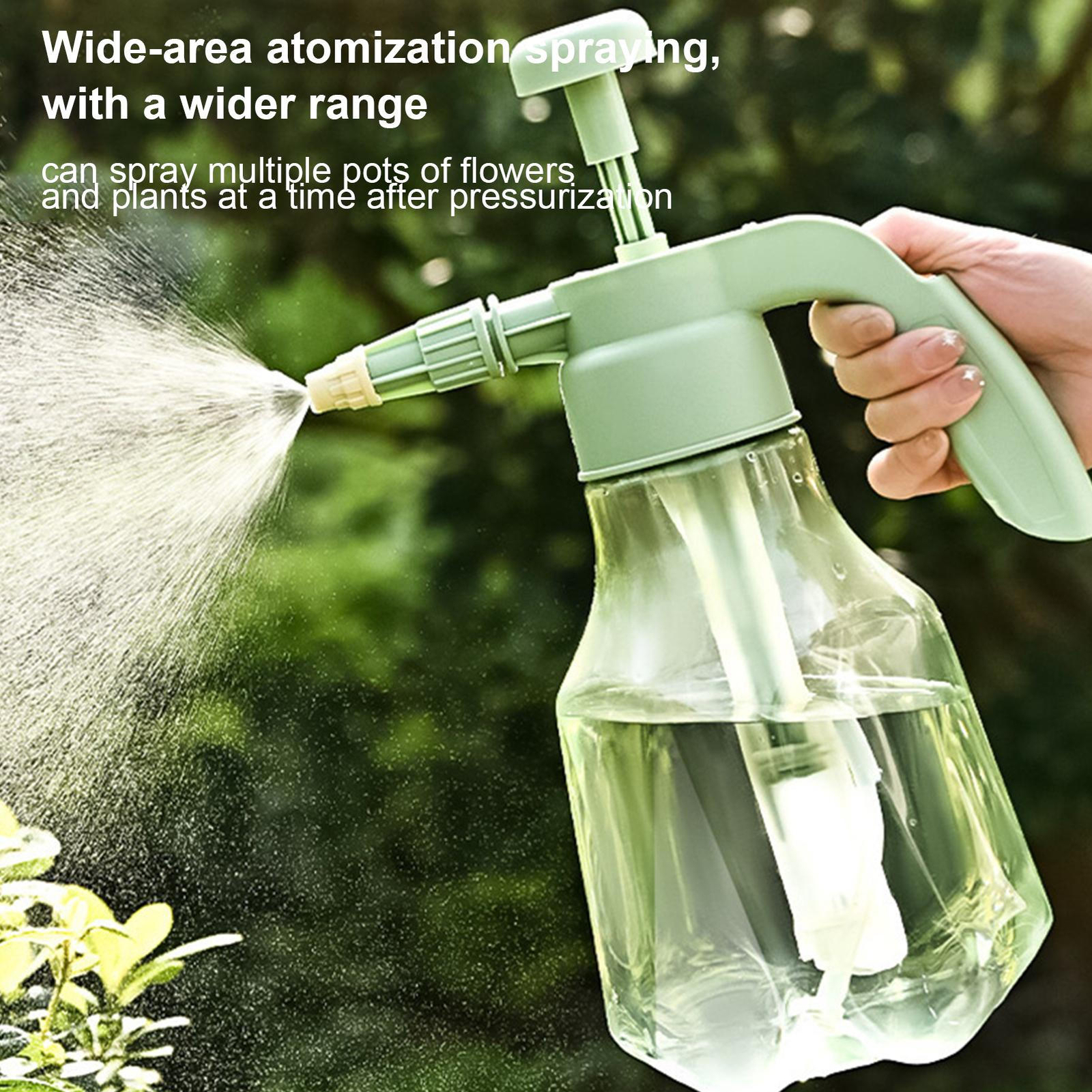 1.5L Portable Chemical Sprayer Pump Pressure Garden Water Spray Bottle Hand-held