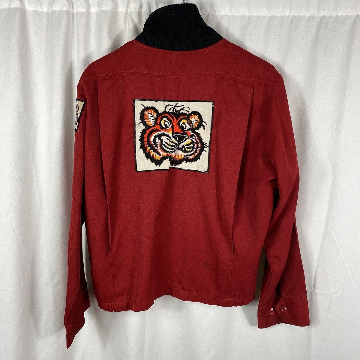 Vintage 1950s Patched Exxon Mobile Gas Attendent Jacket | eBay