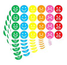 Expression Stickers Emoji Face Mood Emotion Crafts Journal Scrapbooking Kids DIY