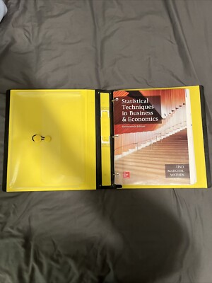 Statistical Techniques in Business & Economics - Seventeenth Edition - 