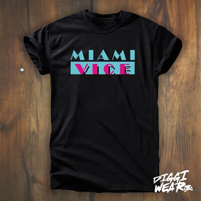 MIAMI VICE | NERD KULT GEEK RETRO  GESCHENK FUN SHIRT S-5XL