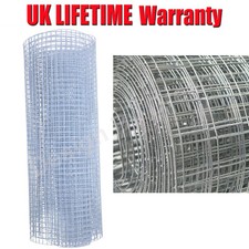 Galvanised Wire Mesh Garden Pet Chicken Dog Cat Bird Aviary Rabbit Hutch Fencing