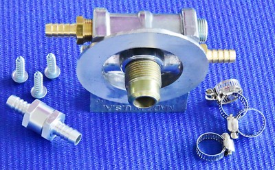 0.9mm Bypass 3/8" ID Hose Barb Check Valve Assembly & Remote Mount NO