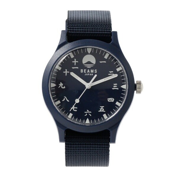 BEAMS Japan Original KANJI Watch Navy Japanese style Limited