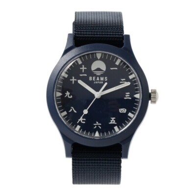 BEAMS Japan Original KANJI Watch Navy Japanese style Limited