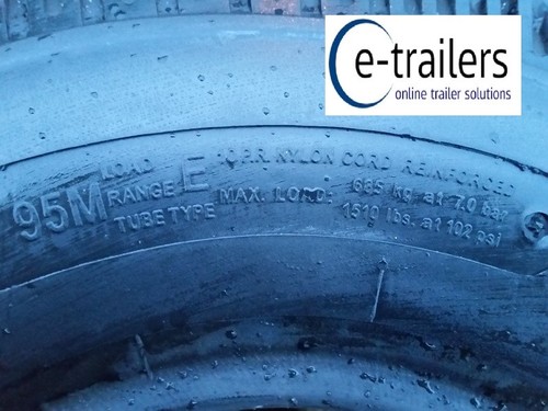 6.00-9 600x9 DELI 10 Ply 685kg 95M HIGH SPEED TRAILER CARAVAN TYRE + INNER TUBE - Picture 6 of 6