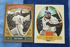 BUCK LEONARD LOT OF 2 2013 COOPERSTOWN #28 2012 GOLDEN AGE #44 HOMESTEAD GRAYS