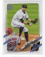 Jon Berti 2021 Topps Baseball Update Series Base Common #US131 Miami Marlins