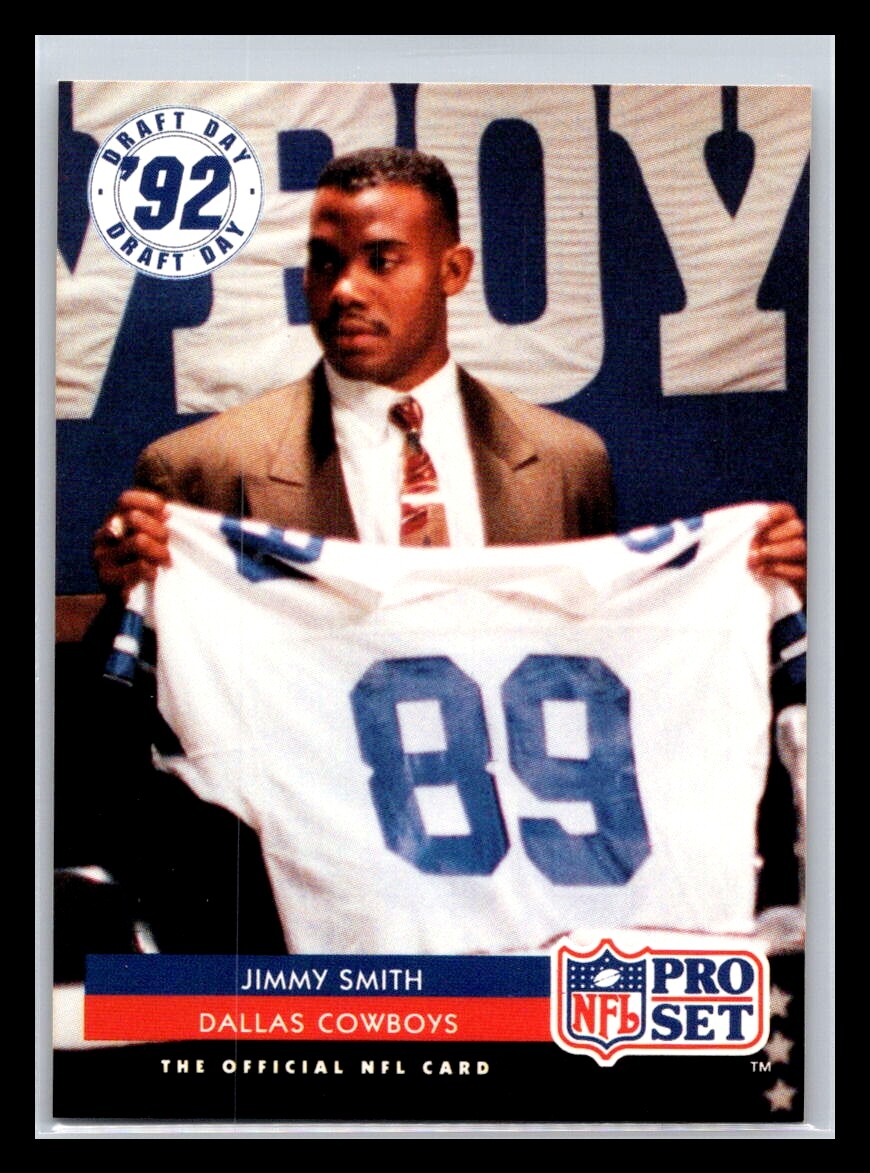 Jimmy Smith #32 Football Cards 1992 Pro Set trading card — raw and PSA graded price guide