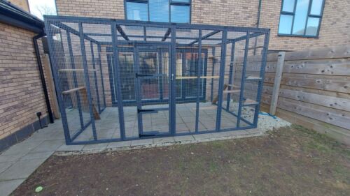 3 Sided Catio 8ft wide (2sides) x 14ft long (1 side) x 7ft 6