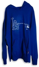 Tim Wallach 2013 Player Worn Dodgers Hoodie Fleece Team Issue 2XL EK645400