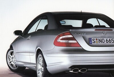 MERCEDES CLK COUPE AMG 55 55AMG C209 Prospekt Brochure 2002 52