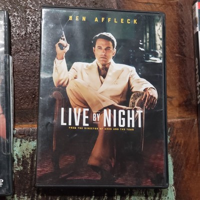 Live by Night DVD 2016 Ben Affleck Ella Fanning Brendan Gleeson Gangster Action 