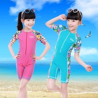 Kids Swimwear Lycra Clothing Stinger Suit Short Sleeve Jumpsuit Swim Rash Guards Kids Swimwear Lycra Clothing Stinger Suit Short Sleeve Jumpsuit Swim Rash Guards