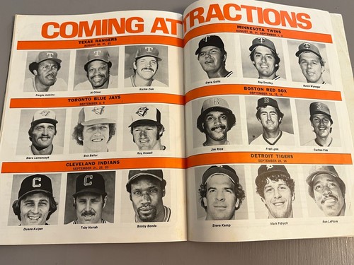 Baltimore Orioles 1979 Program Doug DeCinces Cover Signed Autograph by 4 Players - Picture 9 of 16