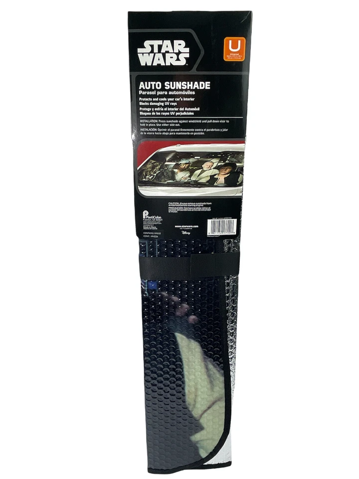 Parasol plegable universal automático Disney Star Wars Millennium nuevo en paquete Foto 2 de 3