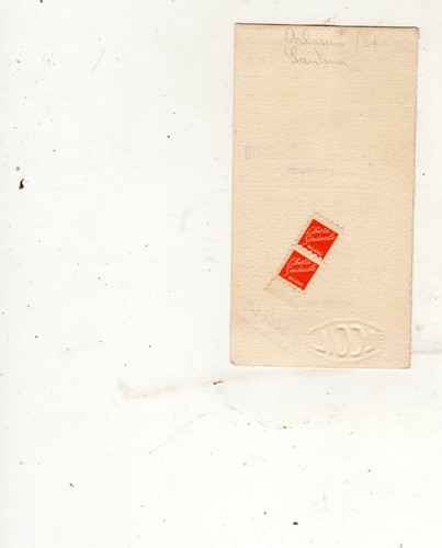 TESSERA L.C.G.I.L. TESSERAMENTO PROVVISORIO METALMECCANICI MILANO 1950 - Picture 2 of 2