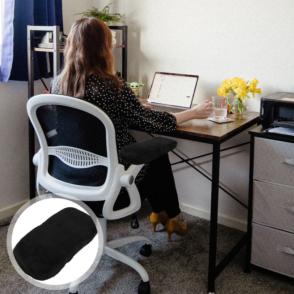 4pcs Gaming Chair Arm Pad Chair Armrest Cushion Office Chair Elbow Pad