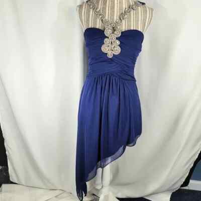 Trixxi Grecian Style Formal Prom Wedding Asymmetrical Hemline Jeweled Front Sz 9 | eBay Trixxi Grecian Style Formal Prom Wedding Asymmetrical Hemline Jeweled Front Sz 9 | eBay