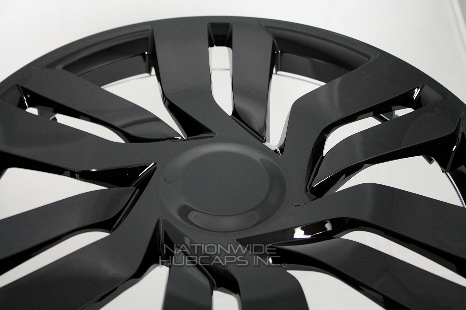 17" Black Set of 4 Wheel Covers Full Rim Hub Caps fit R17 Tire & Steel