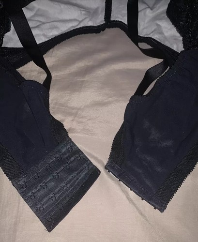 NWOT Norvell Bra Style 574 Black Laced Adjustable Straps Sz 48F - Picture 6 of 6