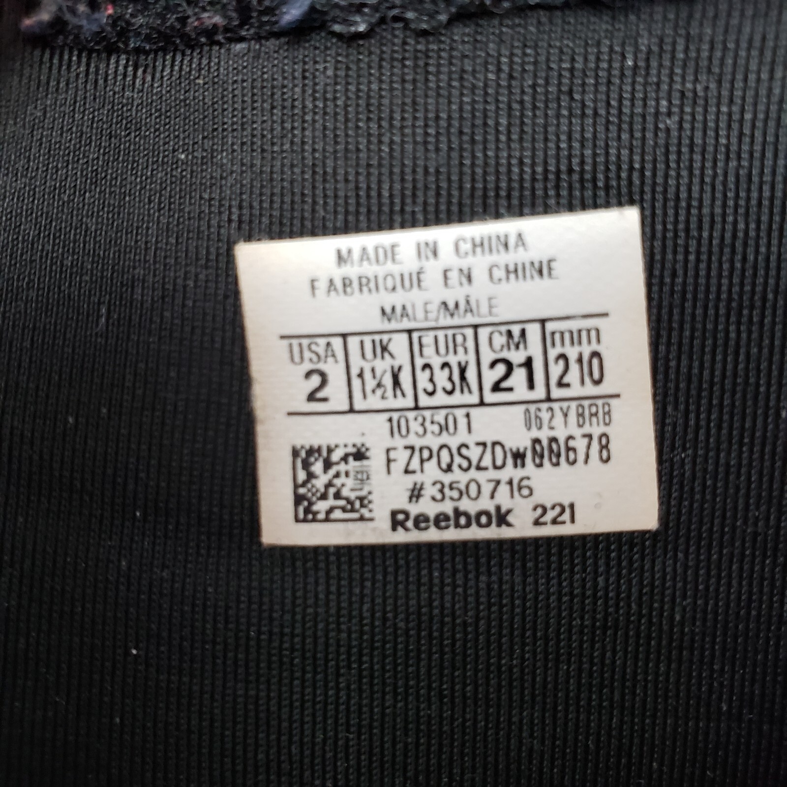 Reebok Kids Adjustable Sandals Open toe Child Size 2 Black Red thumbnail 9