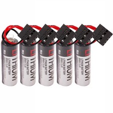 5Pcs ER6VC3N ER6V/3.6V 2Ah JAE5PIN PLC battery CNC for Yaskawa US Stock
